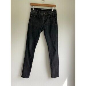 Express Jeans Mid Rise Legging Jeans - Black - Size 6